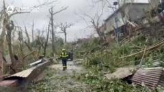 Watch: Cyclone Chido batters Mayotte leaving heavy damage