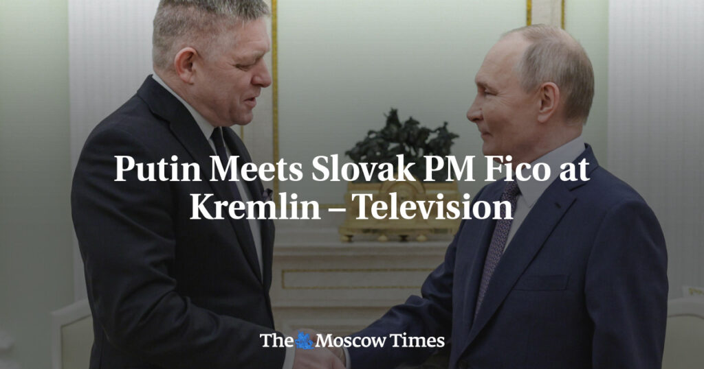 Putin Meets Slovak PM Fico at Kremlin