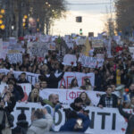 Thousands gather in Belgrade to protest against Serbia’s populist government