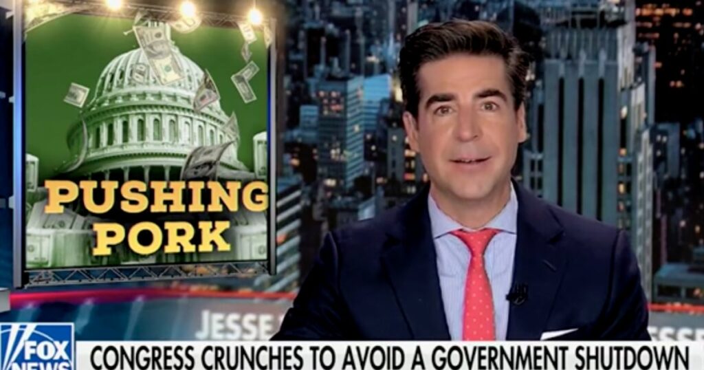 Jesse Watters ‘Not Happy’ With Trump’s Shutdown Chaos