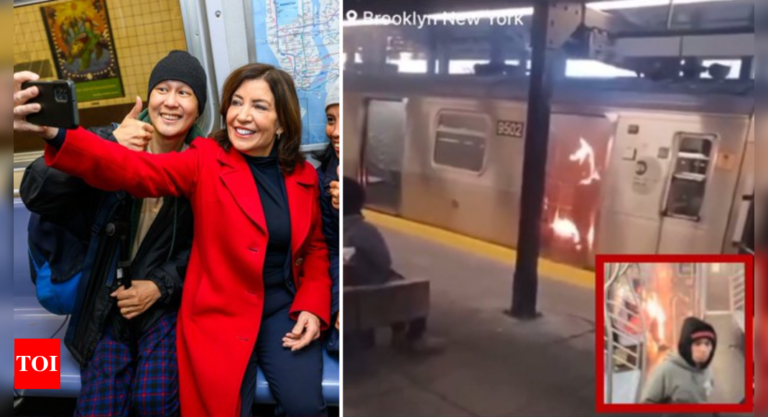 New York Governor Kathy Hochul criticized over 'Safe subways' claim on same day woman burned alive on train, hit with community note on X